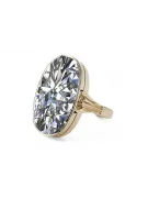 Aur galben 14K Zircon Inel Vintage Craft  vrc113y